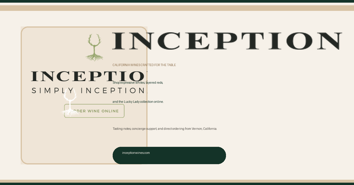 Social share image for Inception Wines
